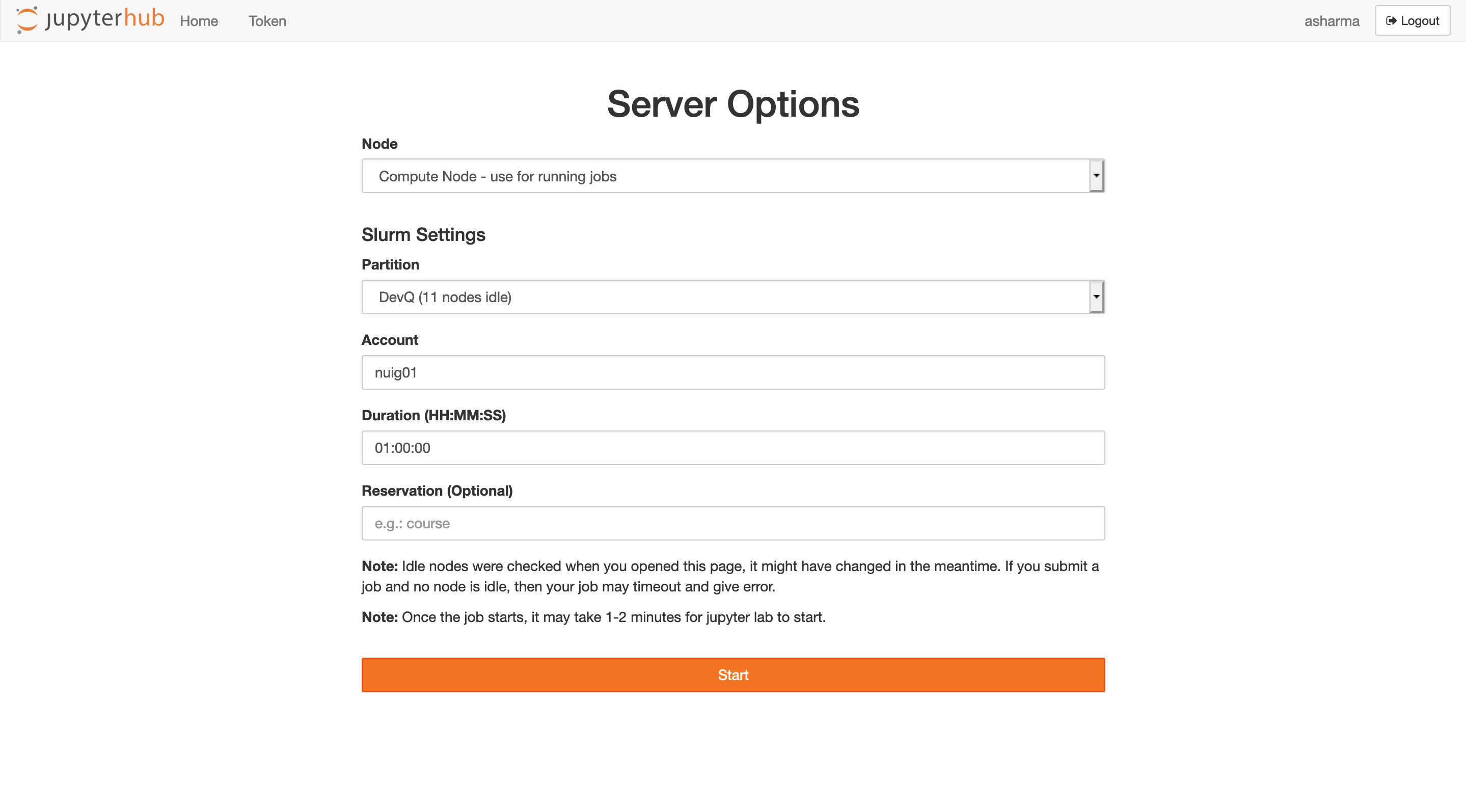 Spawn server on Compute Node